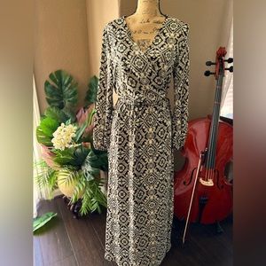 NWT XL Long Wrap Dress